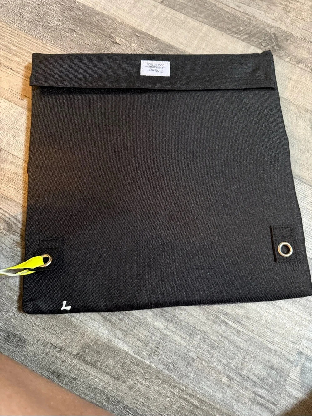 Inbox Grey Mail Storage Organizer with Red Inbox Embroidered